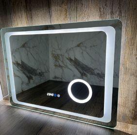 LED огледало за баня с нагревател touch 80х60
